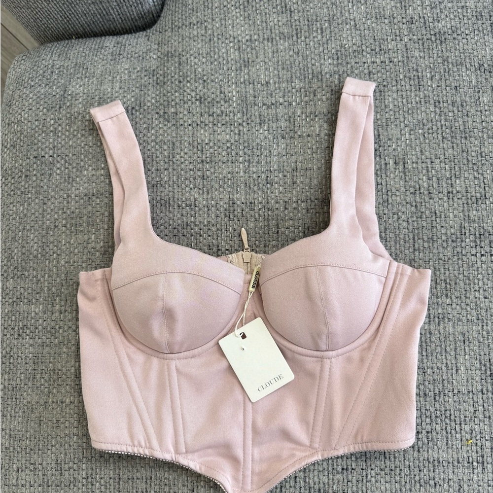 Pink Bustier Top